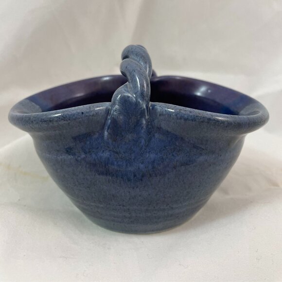 Sylvia Coppola Pottery Basket – Duck Creek Studio NC – Signed 1996 Handmade Art - Picture 1 of 8